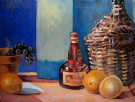 still_life_bottle_grapes